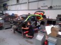 Rebuild after Silverstone 2014 crash (&copy; West Surrey Racing)