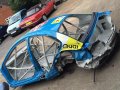 Remains of the shell following Snetterton 2016 accident (&copy; Dan Welch)