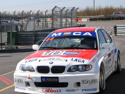 David Björk. pre-season test, STCC 2007 (&copy; Artman Racing)